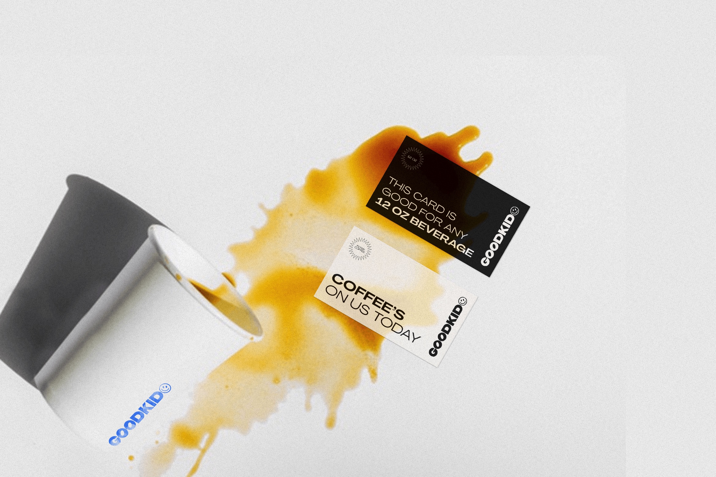 Good Kid Coffee business cards