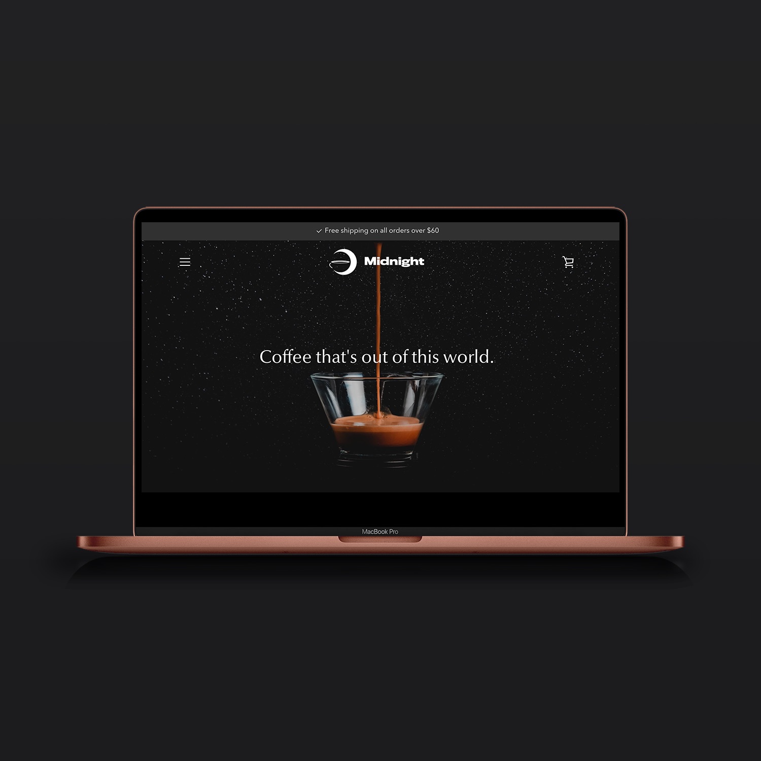 Midnight Roasters website design